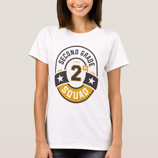 Andra 2:a Klass-torget Back to school T Shirt (Framsida)