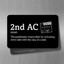 Andra AC-definition - filmbesättning 4 tum x 6 tum Magnet