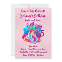 Ändra ålder för Sjöjungfrun Namn Födelsedagsfest A