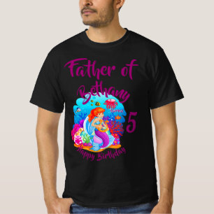 Ändra ålder för Sjöjungfrun Namn Födelsedagsfest A T Shirt
