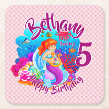 Ändra ålder för Sjöjungfrun Namn Födelsedagsfest A