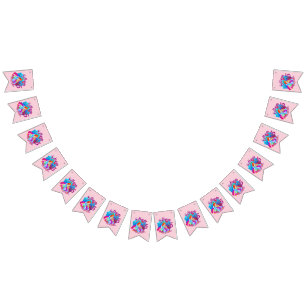 Ändra ålder för Sjöjungfrun Namn Födelsedagsfest A Vimplar