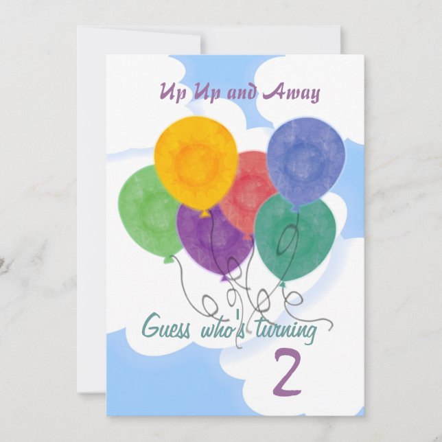 Ändra åldern Födelsedagsfest inbjudan (Framsida)