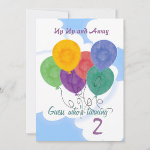 Ändra åldern Födelsedagsfest inbjudan