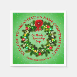 Ändra ALL Text Organisation - julklapp Na Pappersservett