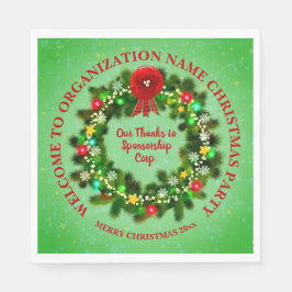 Ändra ALL Text Organisation, julleuncheon Na Pappersservett