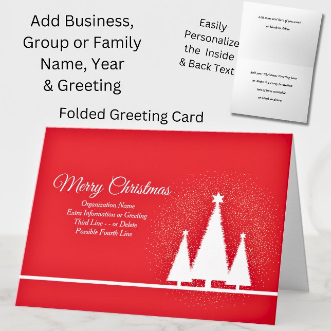 Ändra ALL-text, organisationens jul Hälsning Kort (Skapare uppladdad)