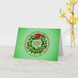 Ändra ALLA Jul-kort för Textorganisation i Party Kort