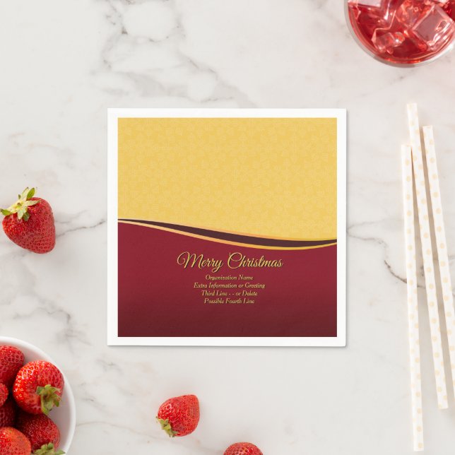 Ändra ALLA julklapp för textorganisation Pappersservett (Insitu)