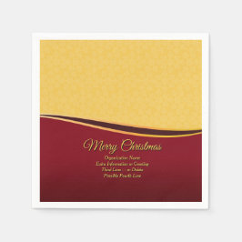 Ändra ALLA julklapp för textorganisation Pappersservett