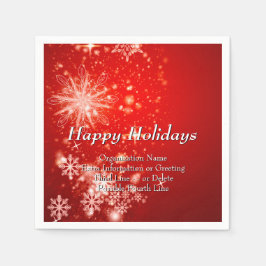 Ändra ALLA julklapp för textorganisation Pappersservett