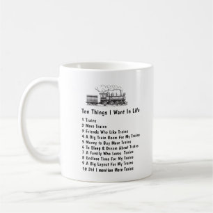 Ändra ALLA Saker, 10  jag vill ha i Life Tåg Kaffemugg