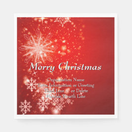 Ändra ALLA texter, julleuncheon Pappersservett