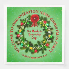 Ändra ALLA Textorganisationens jul Pappersservett