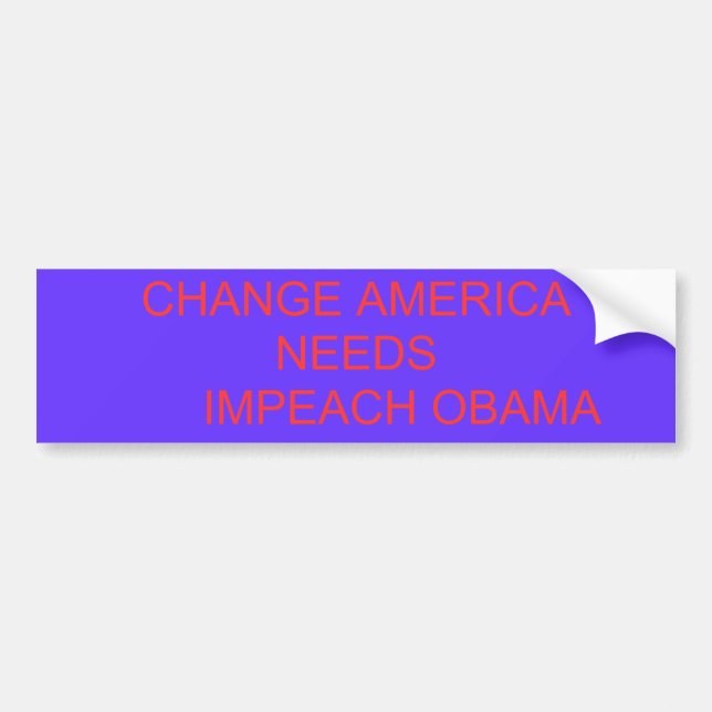ÄNDRA AMERIKA SOM BEHOV       IMPEACH OBAMA BILDEKAL (Framsidan)