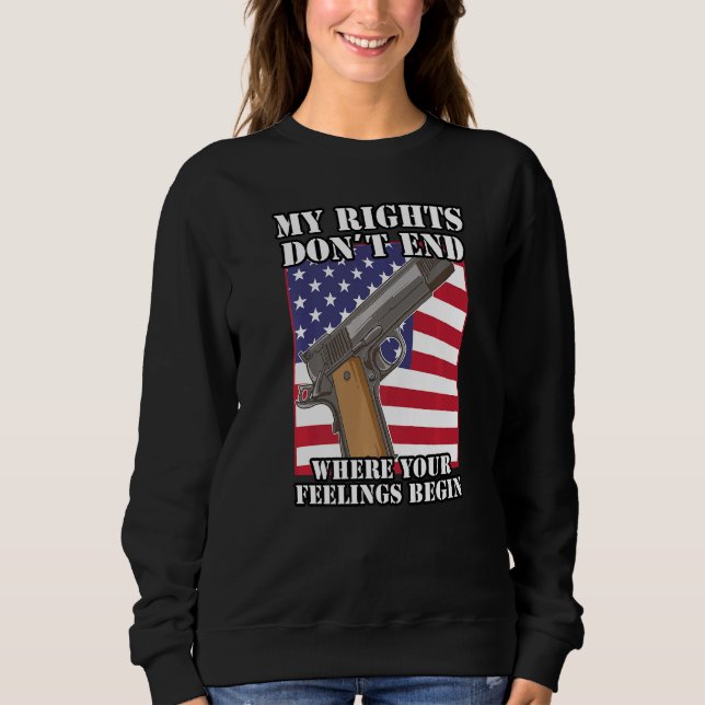 Andra ändring Pro Gun Gun-Höger T Shirt (Framsida)