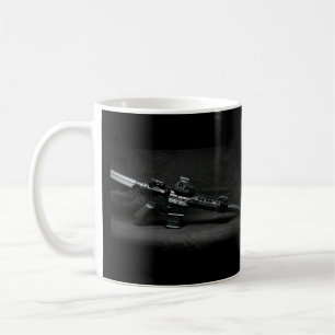 Andra ändringen - All Black, AR-15 Mugg