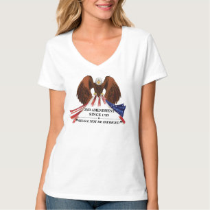 Andra ändringen av Dekorativ kudde T Shirt