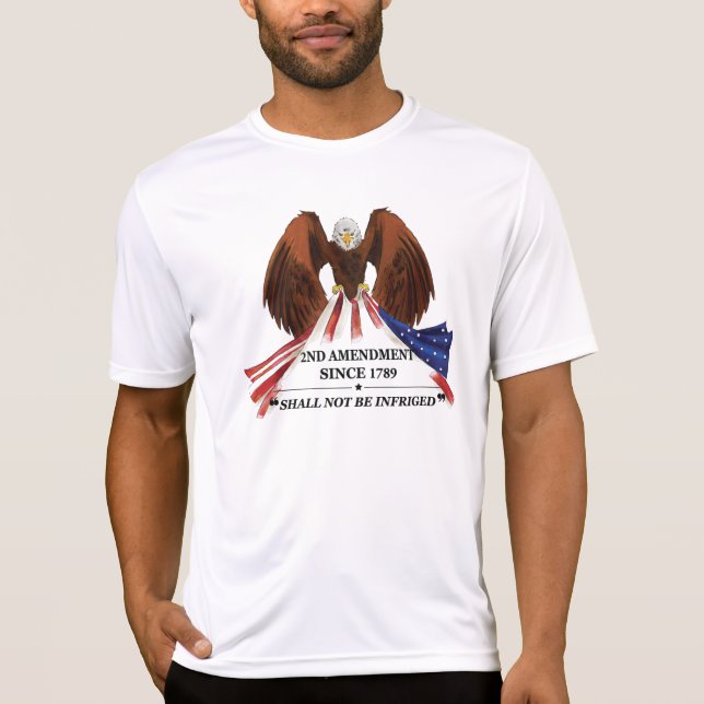 Andra ändringen av Dekorativ kudde T Shirt (Framsida)