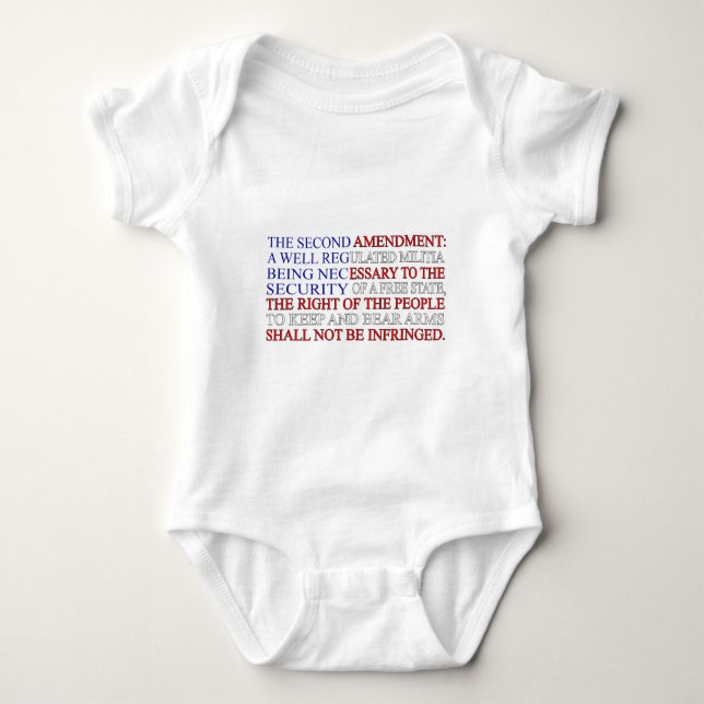 Andra ändringen av Flagga T-shirt (Framsida)