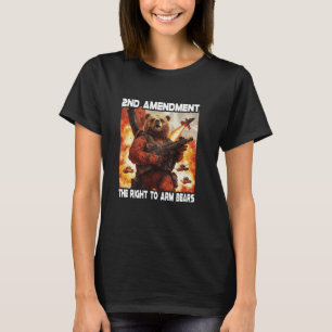 Andra ändringen av Högerna för Arm-björnar T Shirt