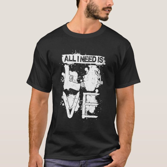 Andra ändringen av Högerna för Arm Gun T Shirt (Framsida)