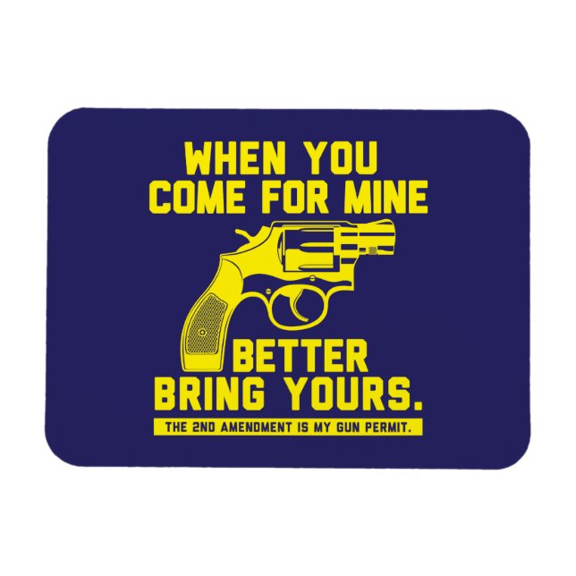 Andra ändringen Gun Högers Magnet (Horisontell)