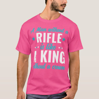Andra ändringen Rifle som jagar en man utan rifle T Shirt