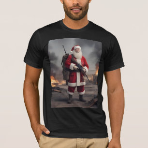 Andra ändringen Santa Funny jul T Shirt