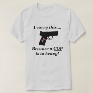 Andra ändringen Self Defense Pistol T Shirt