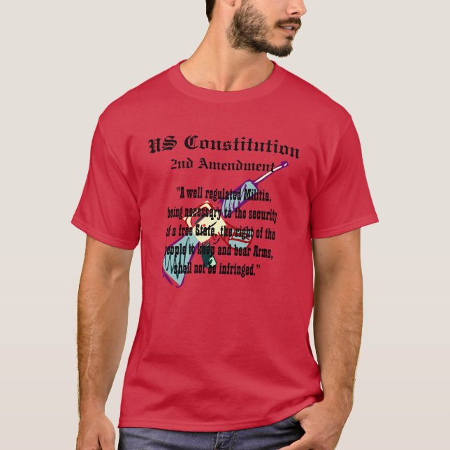 Andra ändringen t shirt (Framsida)