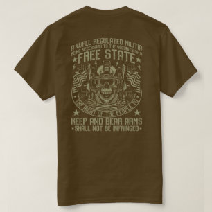 Andra ändringsförslaget Skull T-Shirt