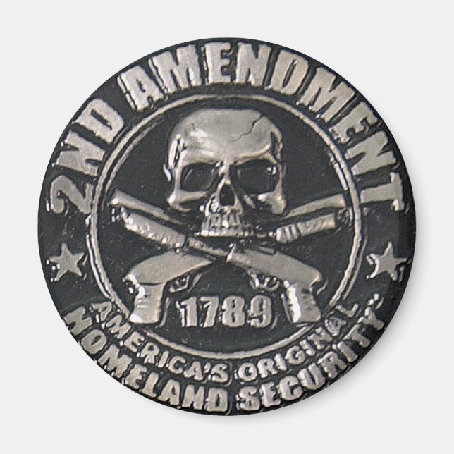 Andra ändringsmedalj magnet (Framsidan)