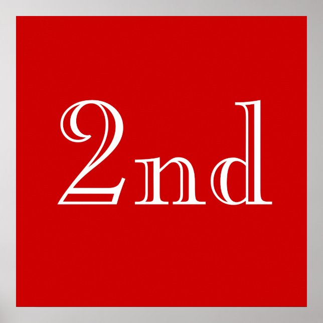 Andra. Anpassningsbar Text. Röd och vit. Poster (Framsidan)