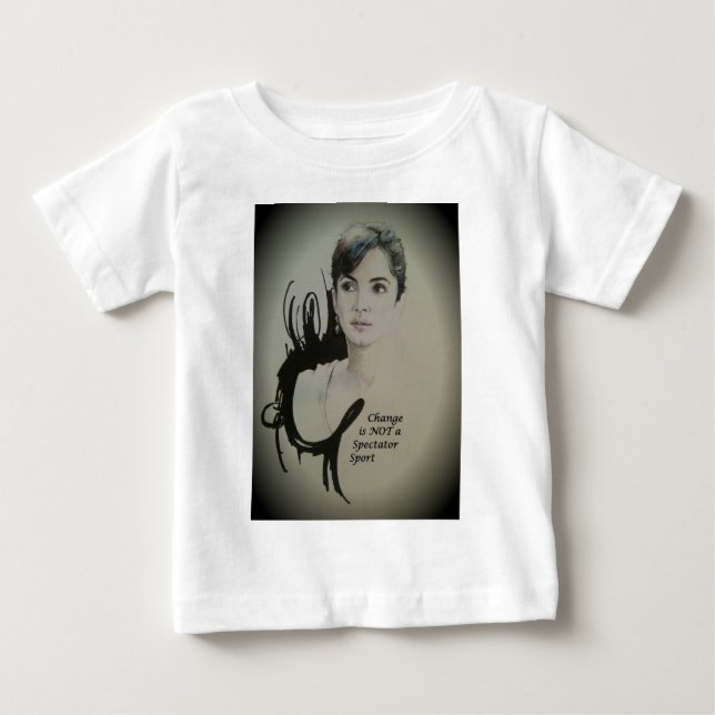 Ändra är inte en Spectator Sport Art Print Tee (Framsida)
