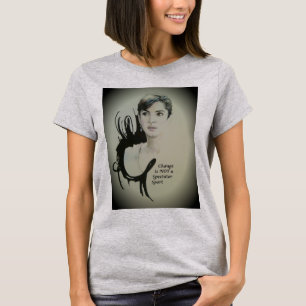 Ändra är inte en Spectator Sport Art Print Tee Shirt