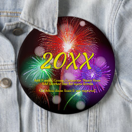 Ändra år, lägg till valfri Namn-text i nya år-Fire Knapp