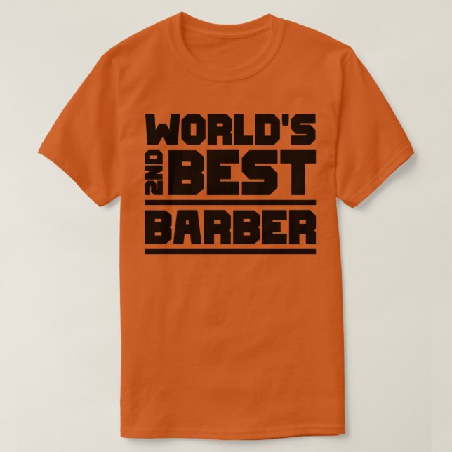Andra bästa baren t shirt (Design framsida)