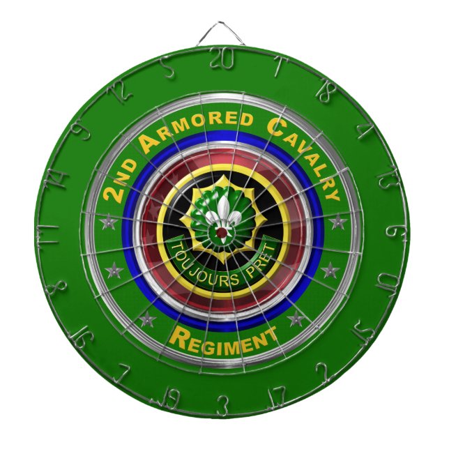 Andra beväpnade Cavalry Darttavla (Framsidan)