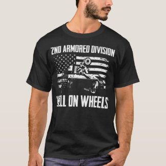 Andra beväpnade divisionen helvetet på Hjul T Shirt