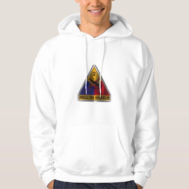 Andra beväpnade divisionen hoodie (Framsida)