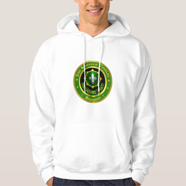 Andra beväpnade kavalleriregim hoodie (Framsida)