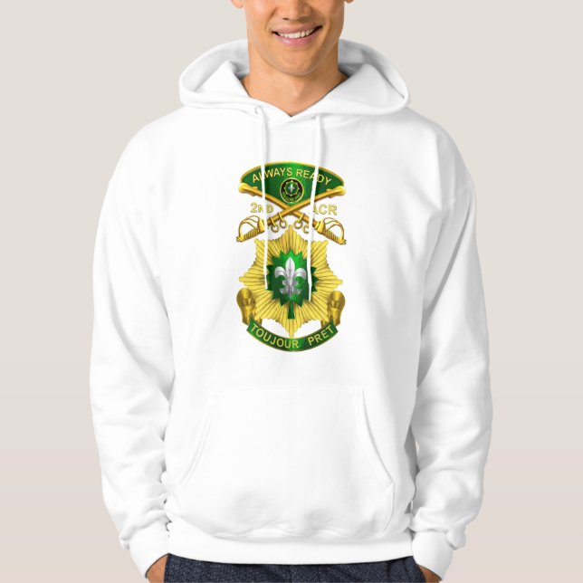 Andra beväpnade kavalleriregim hoodie (Framsida)