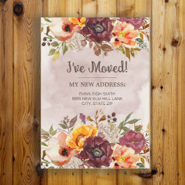 Ändra Blommigt för Orangen för höstblomma i Adress Meddelande