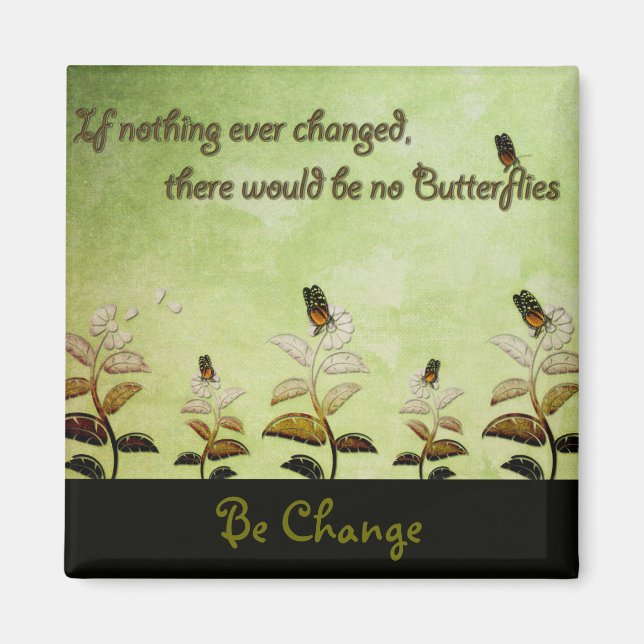 Ändra Butterfly-offert Magnet (Framsidan)