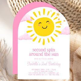 Andra centrifugeringen runt Sol Rosa 2:a födelseda Inbjudningar