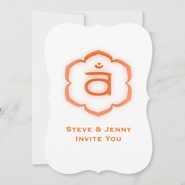 Andra Chakra - Svadhisthana Inbjudningar (Framsida)