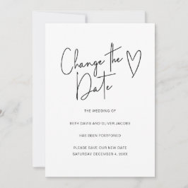 Ändra datum Ändring av planer Enkel inbjudan