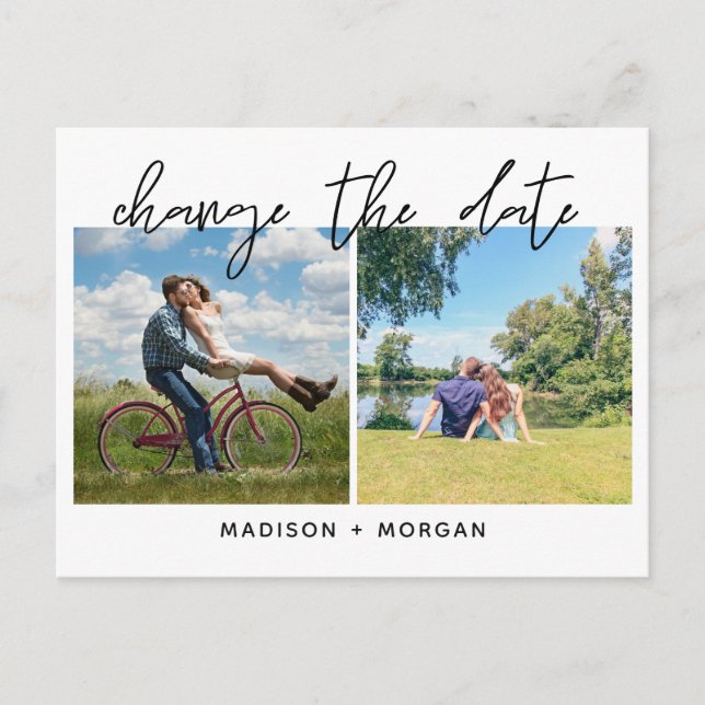 Ändra datum för flera foton meddelande vykort (Framsida)