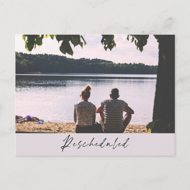 Ändra datum för schemalagd ändring av Sjö-vy Bröll Vykort (Framsida)